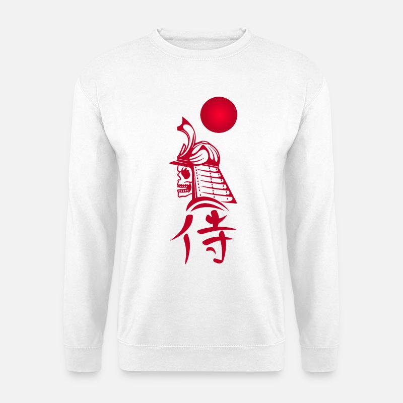 Phantom Samurai and Red Sun - Unisex Sweatshirt - white