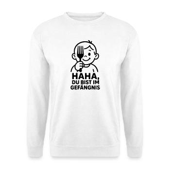 Prison de Fork pour enfants - Sweat-shirt Unisexe - blanc - Devant