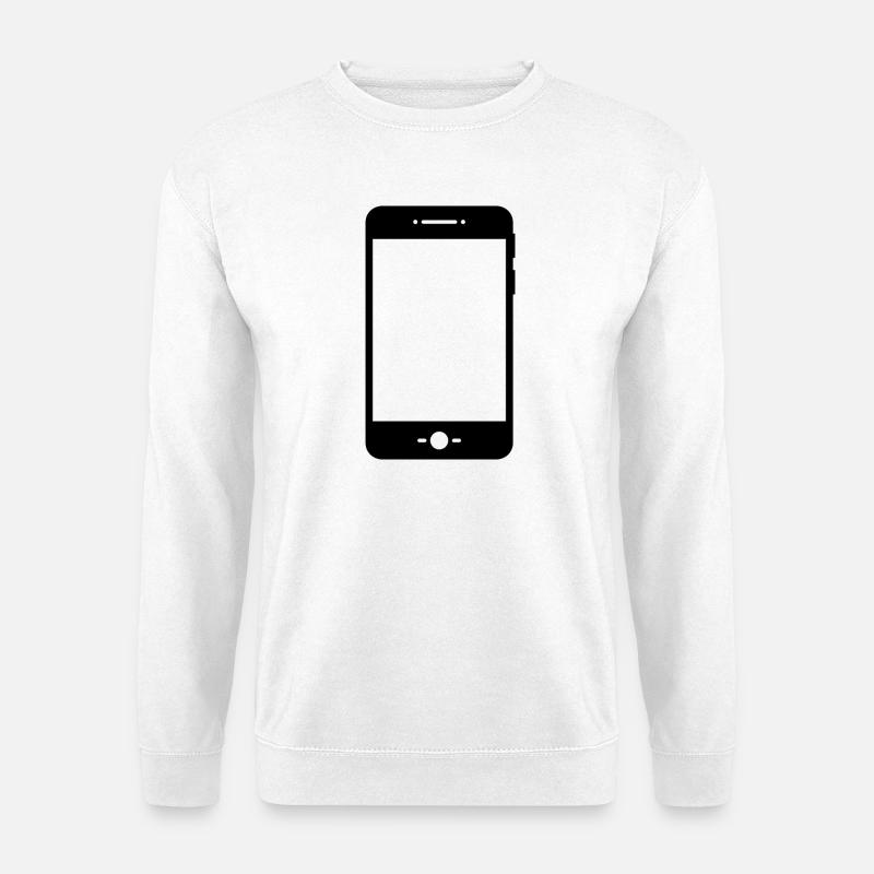 Smartphone - Unisex Pullover - Weiß