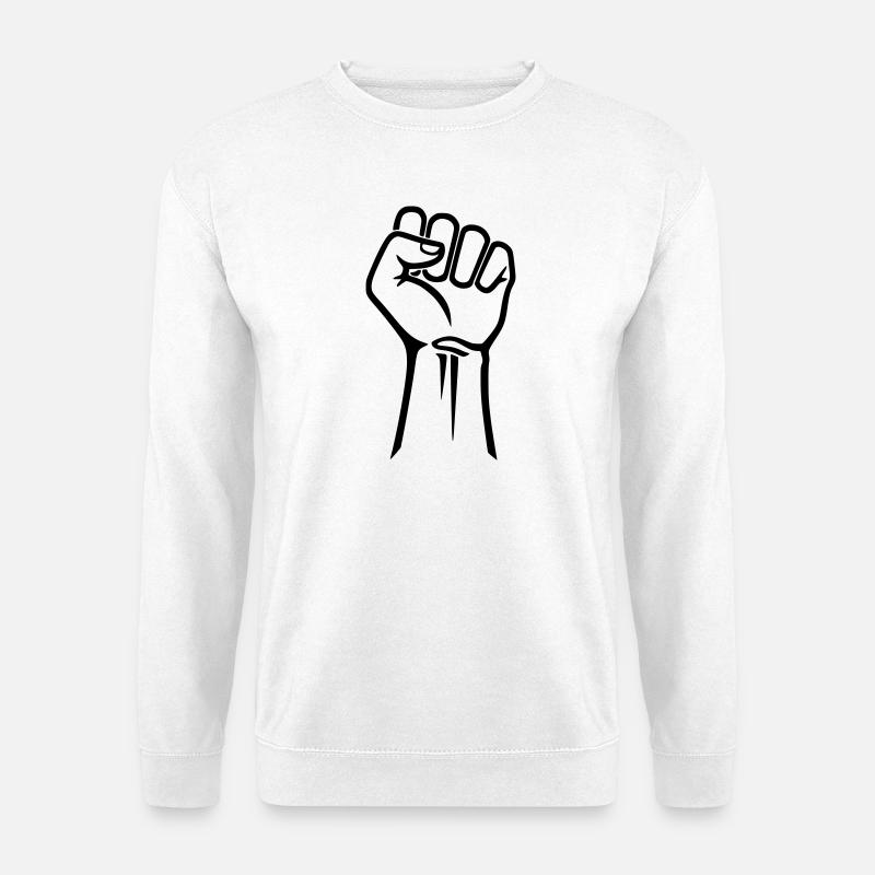 Faust Sketch Revolution Drawing - Unisex Sweatshirt - white