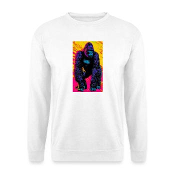gorilla - Unisex Sweatshirt - white - Front