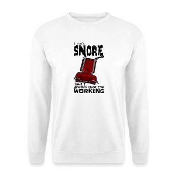 1477_I_dont_Snore-S_TRUCK - Unisex Pullover - Weiß - Vorne