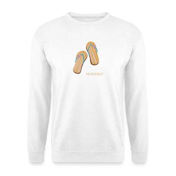 Summer - Unisex Pullover - Weiß - Vorne - Alina (178cm) & Michal (187cm)