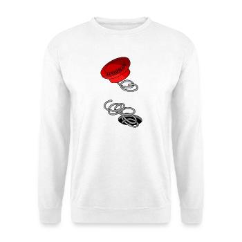 AUTOPILOT OFF - Unisex Sweatshirt - white - Front