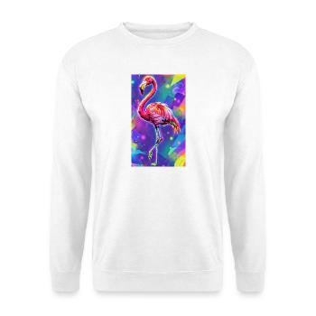 flamingo - Unisex Sweatshirt - white - Front