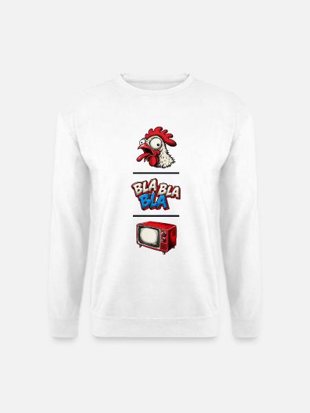 Bla Bla Bla - Unisex Pullover - Weiß