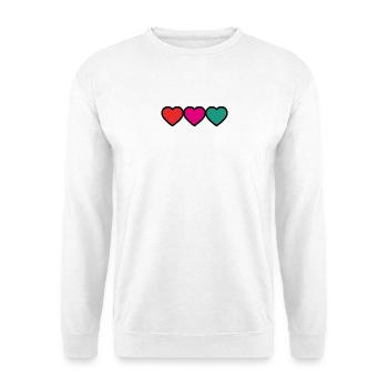 ALLES GUTE ZUM GEBURTSTAG. ALLES GUTE ZUM GEBURTSTAG. JAHRESTAG. - Unisex Pullover - Weiß - Vorne