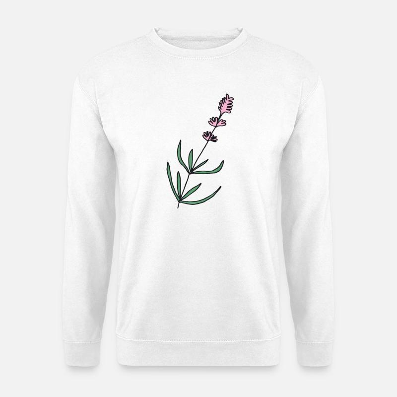 lavendel lavender - Unisex Pullover - Weiß