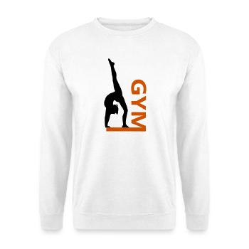 Gymnastics - Unisex Sweatshirt - white - Front