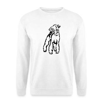 Fox terrier - Unisex Sweatshirt - white - Front