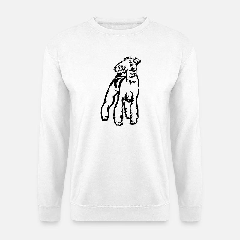 Foxterrier - Unisex Pullover - Weiß