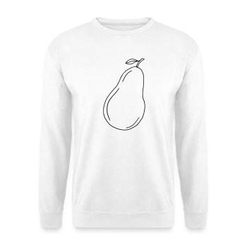 Birne - Unisex Pullover - Weiß - Vorne