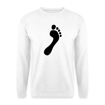 natural runners barfuss flaeche 2023 - Unisex Pullover - Weiß - Vorne