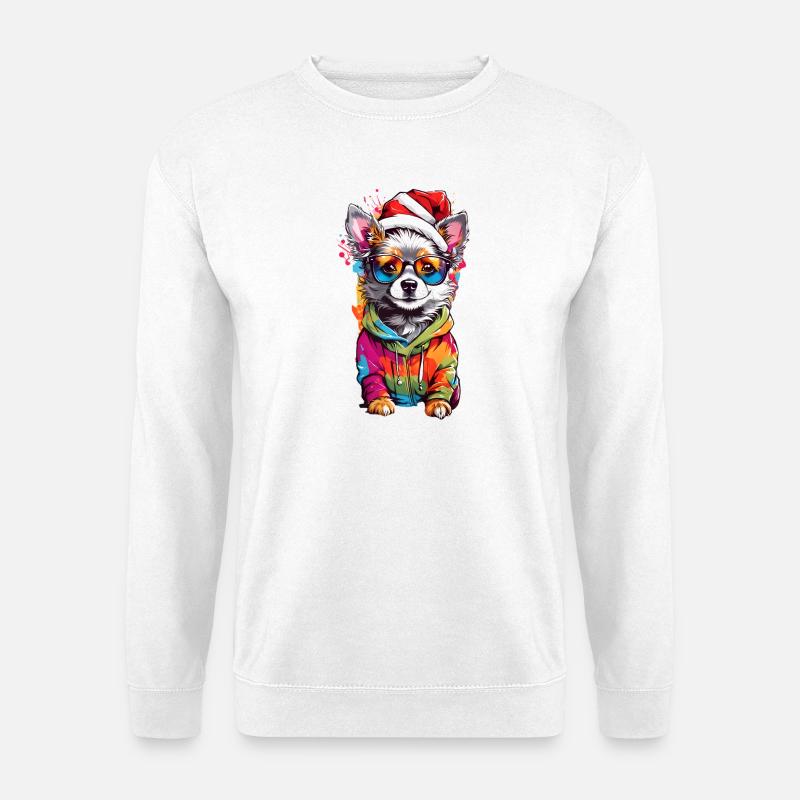 Süßer Hund - Unisex Pullover - Weiß