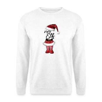 Sexy Elf – Funny Christmas Design - Unisex Sweatshirt - white - Front