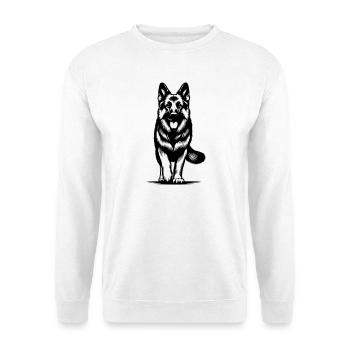 German Shepherd - Unisex Sweatshirt - white - Front