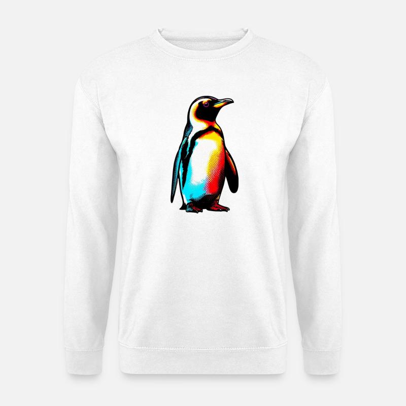 Pinguin - Unisex Pullover - Weiß