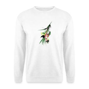 Tropical color explosion - Unisex Sweatshirt - white - Front