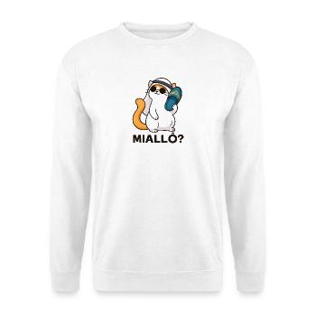 Chatpelle #1 - Miallô? - Sweat-shirt Unisexe - blanc - Devant