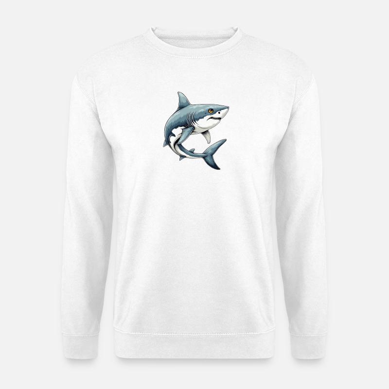 Shark - Unisex Sweatshirt - white