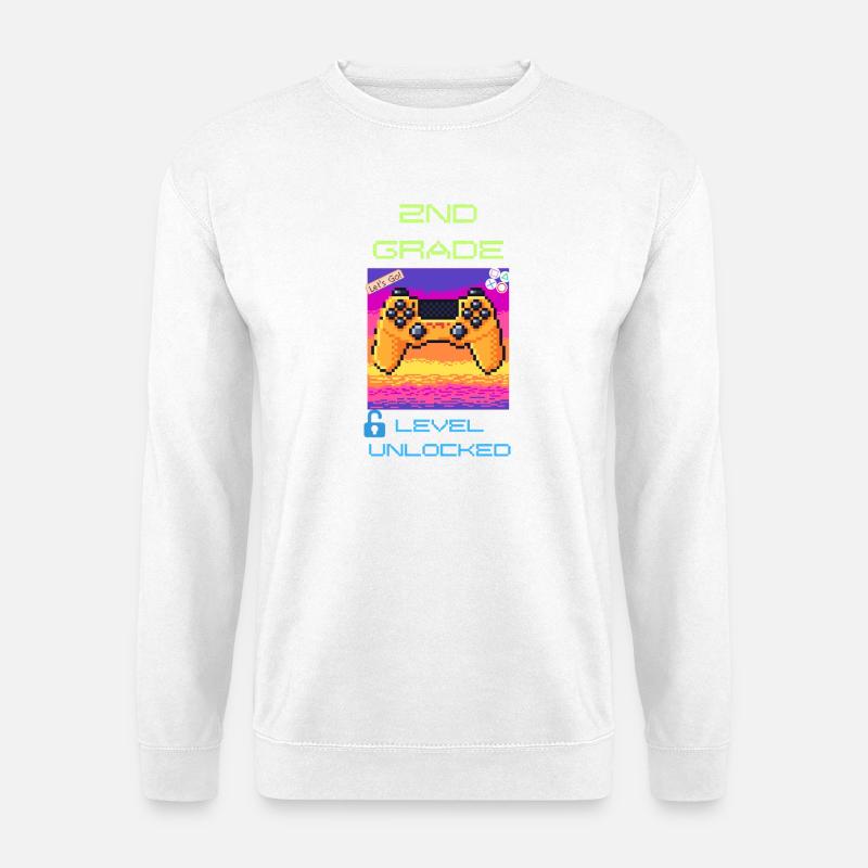 Stufe der 2. Klasse freigeschaltet - Unisex Pullover - Weiß
