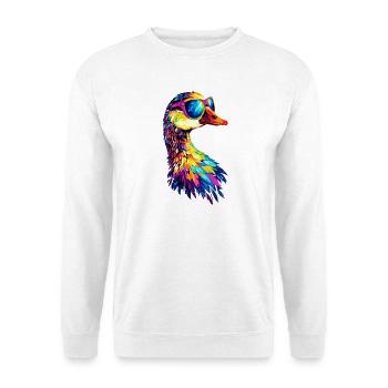 Oie mignon oie poussins Oie poussin canard petites oies - Sweat-shirt Unisexe - blanc - Devant