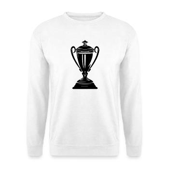 Siegestrophäen-Pokal - Unisex Pullover - Weiß - Vorne