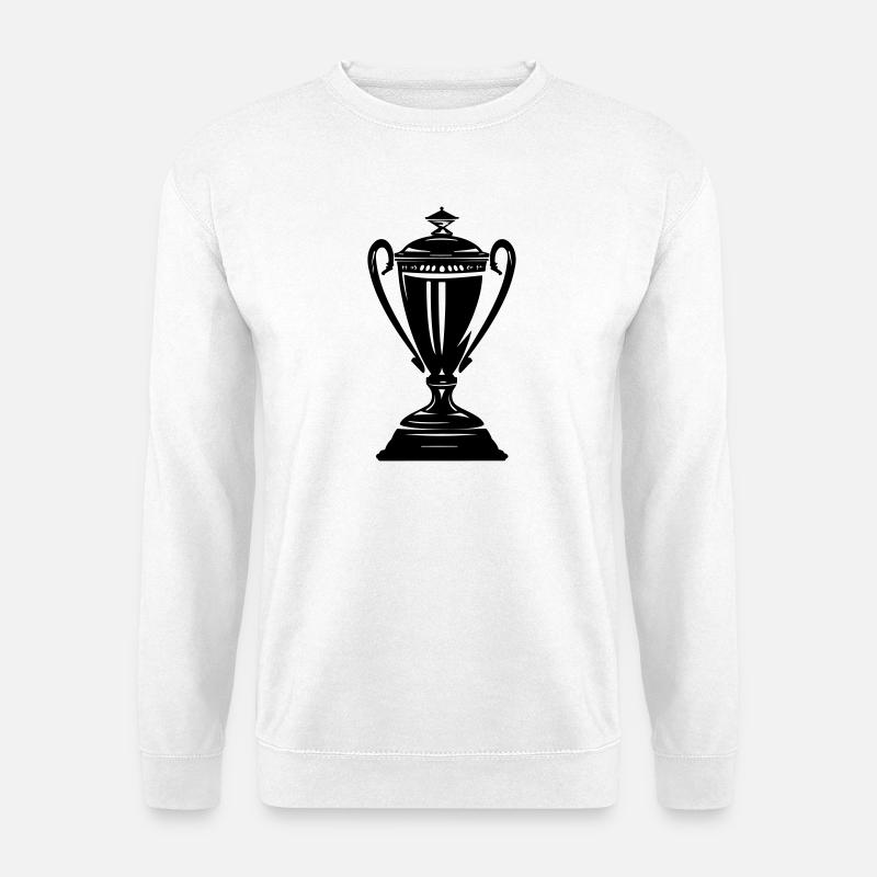 Victory Trophy Cup - Unisex Sweatshirt - white