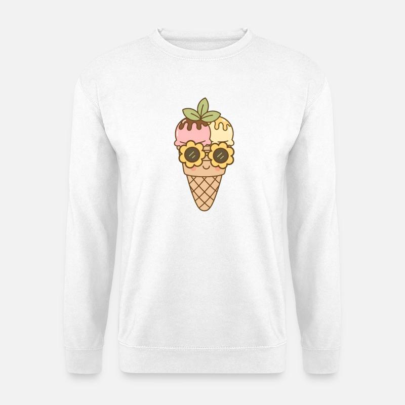Eis - Unisex Pullover - Weiß