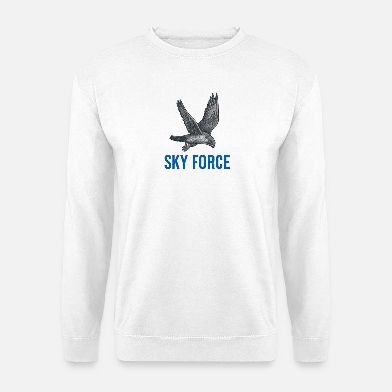 Himmelfalke Sky Force - Unisex Pullover - Weiß