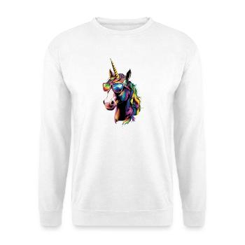 Licorne Poney Cavalier Chevaux Équitation Licornes - Sweat-shirt Unisexe - blanc - Devant