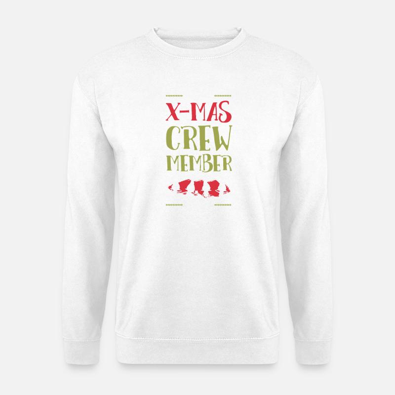 X-Mas Crew Mitglied - Unisex Pullover - Weiß