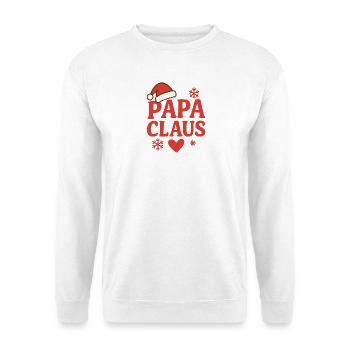 Papa Claus Christmas Splendour - Unisex Sweatshirt - white - Front