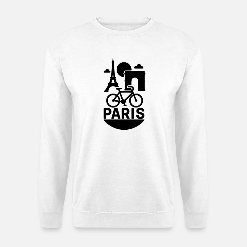 paris silhouette - Unisex Pullover - Weiß