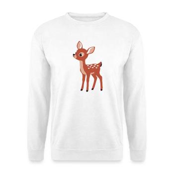 Style minimaliste curieux et curieux - Sweat-shirt Unisexe - blanc - Devant