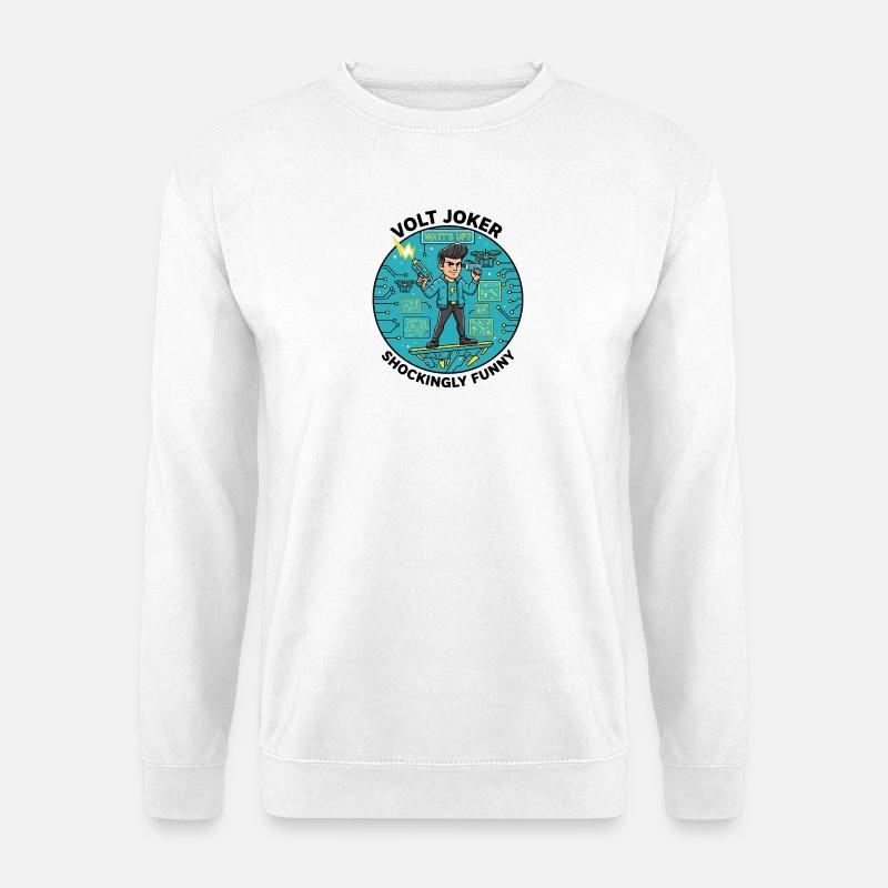 Watt's Up Electronic Hero - Unisex Sweatshirt - white