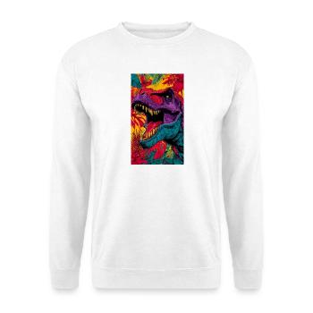 dinosaur - Unisex Sweatshirt - white - Front