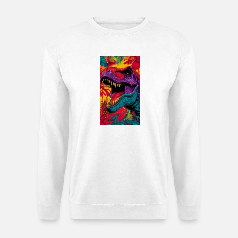 dinosaur - Unisex Sweatshirt - white