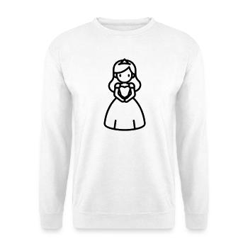 princess - Unisex Sweatshirt - white - Front
