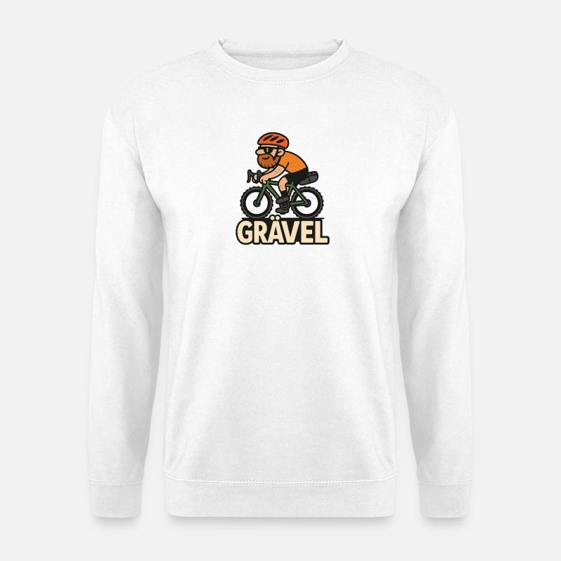 Gravel Biker  - Unisex Pullover - Weiß