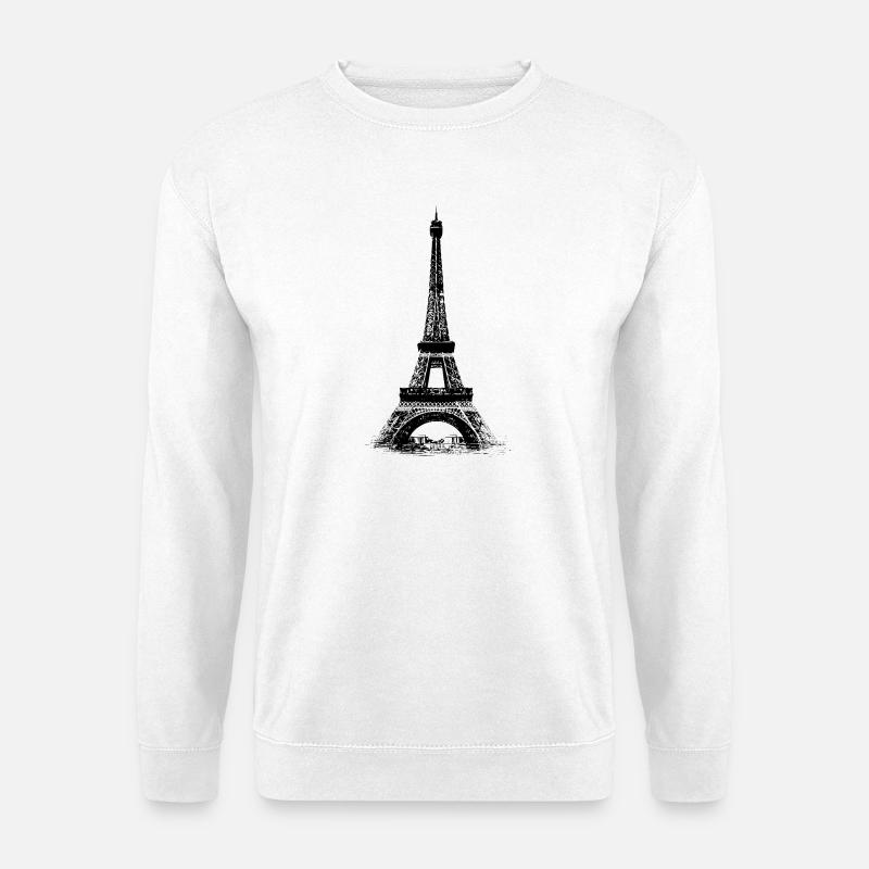 Eiffelturm  - Unisex Pullover - Weiß