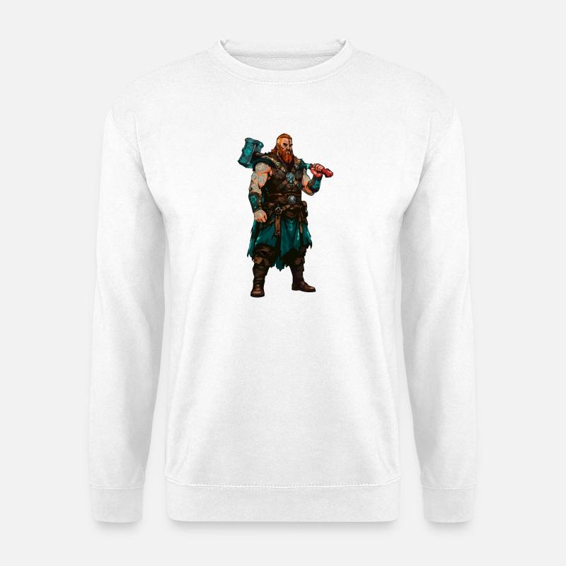 Viking Warrior - Unisex Sweatshirt - white