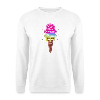 Eiswaffel - Unisex Sweatshirt - white - Front