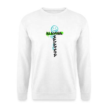 MADAFAKA - Sweat-shirt Unisexe - blanc - Devant
