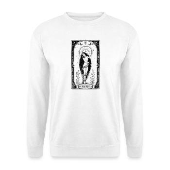 The High Priestess – Lilith Gothic Tarot Card - Sweat-shirt Unisexe - blanc - Devant