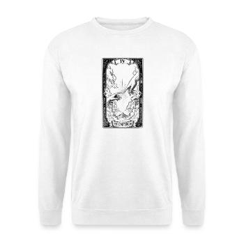The Emperor – The Creation of Adam Tarot Card - Sweat-shirt Unisexe - blanc - Devant