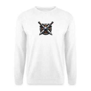 Kreuzklingen Schildemblem - Unisex Pullover - Weiß - Vorne