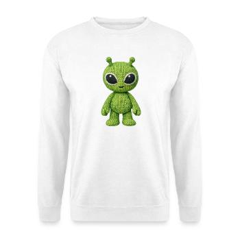 Knitted Alien - Unisex Sweatshirt - white - Front