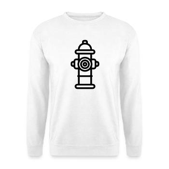 Hydrant - Unisex Pullover - Weiß - Vorne - Alina (178cm) & Michal (187cm)