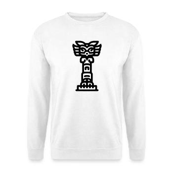 Totem - Unisex Pullover - Weiß - Vorne - Alina (178cm) & Michal (187cm)